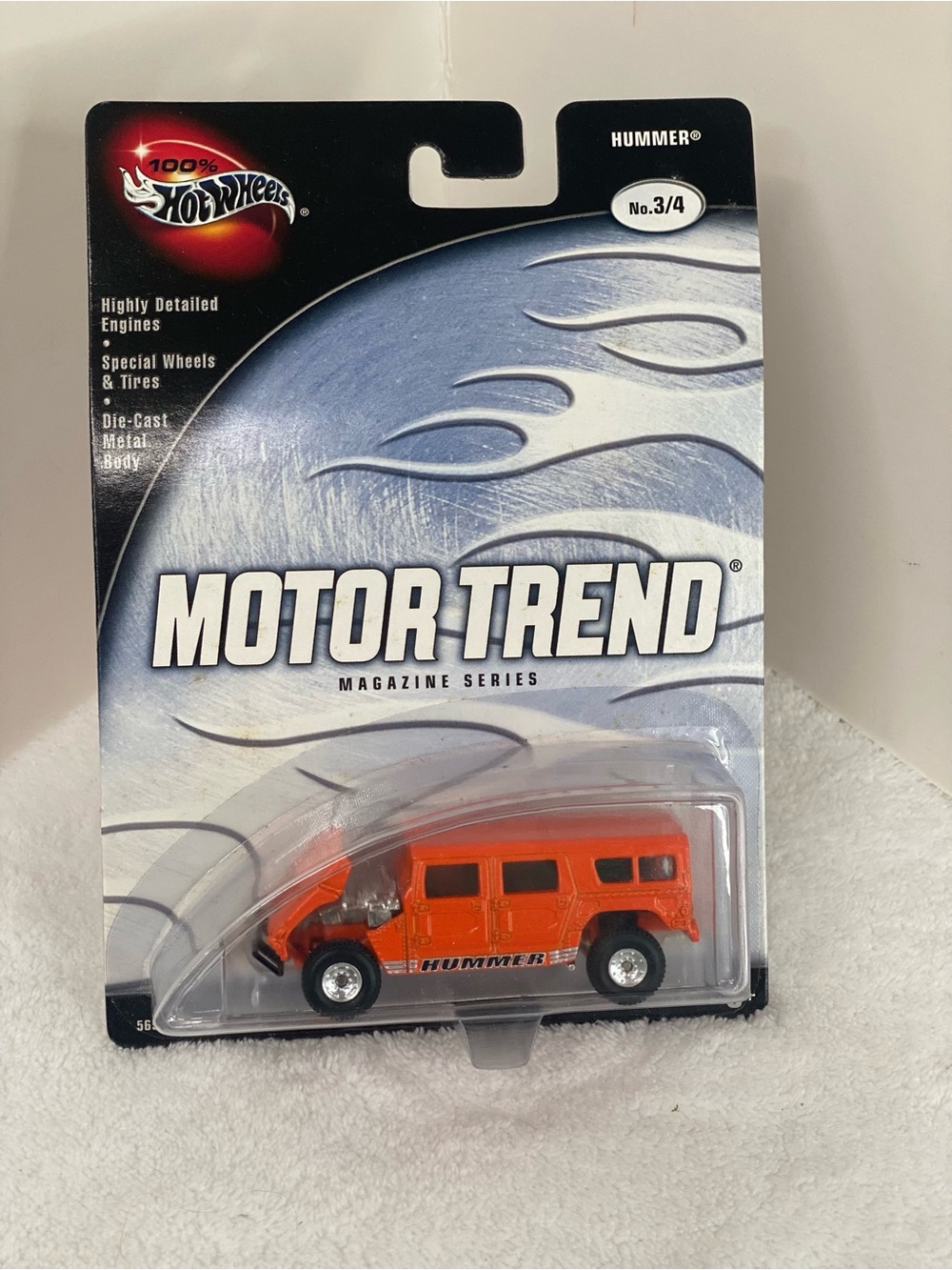 Hot Wheels 100% Motor Trend Magazine Series Orange Hummer Die-Cast Toy Vehicle